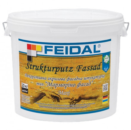 FEIDAL Strukturputz Fassad maxi фасадная декоративная штукатурка 20 кг
