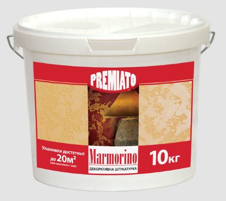 Premiato Marmorino декоративна штукатурка для внутрішніх робіт 20 кг