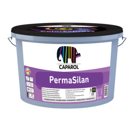 CAPAROL PermaSilan перекрывающая трещины фасадная краска 10л