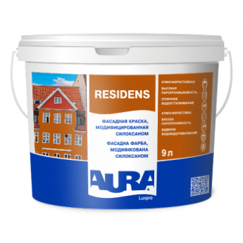 Aura Luxpro Fasad Residens фасадная краска 9л