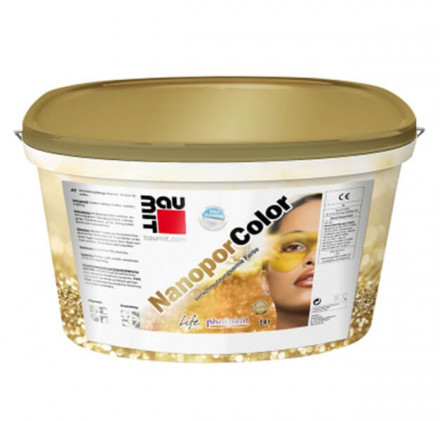 Baumit NanoporColor минеральная краска 21кг
