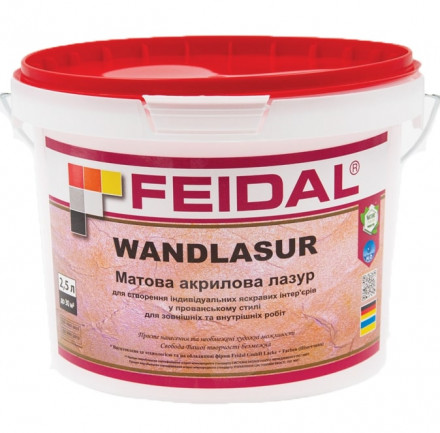 FEIDAL Ambiente Wandlasur лазурь декоративная для стен 2,5л