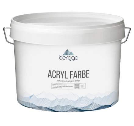 Bergge ACRYL FARBE акриловая фасадная краска 10л