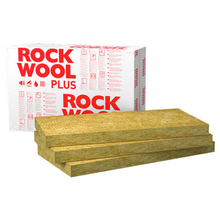ROCKWOOL ROCKMIN PLUS базальтовая вата для вентфасада уп.