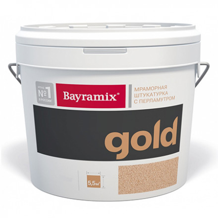 Bayramix Mineral Gold декоративна штукатурка із ефектом перламутру