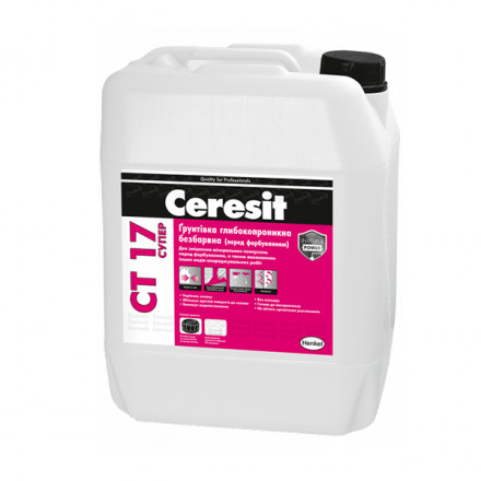 Ceresit CT 17 Super грунтовка глибокопроникна 10л