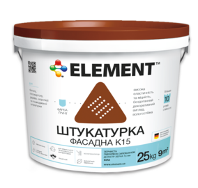 ELEMENT К15 фасадная штукатурка 25кг
