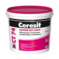 Ceresit CT 74 силиконовая штукатурка 25кг