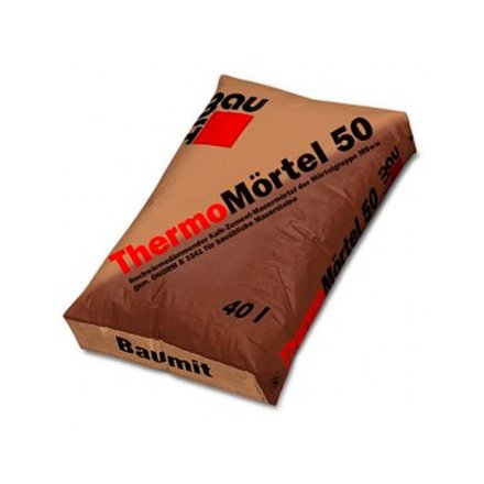 Baumit Thermomortel теплоизоляционная смесь для кладки керамических блоков 0,04м